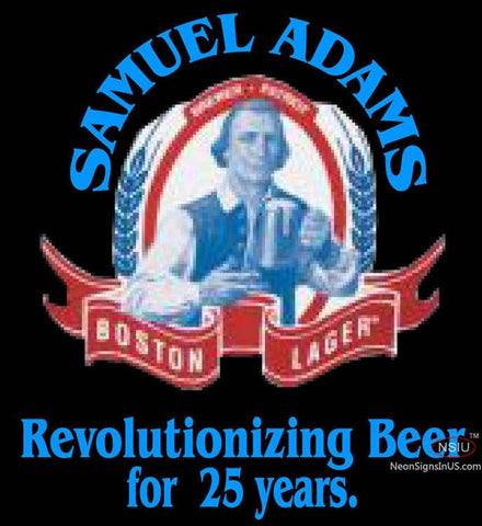 Samual Adams Revolutionizing Neon Beer Sign 