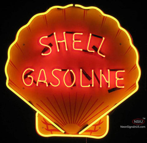 Shell Gasoline Neon Sign 