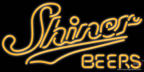 Shiner Logo Neon Beer Sign 