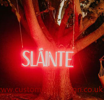 Slainte Wedding Home Deco Neon Sign 