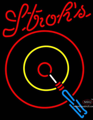 Strohs Darts Neon Sign   