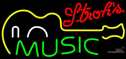 Strorhs Music Guitar Neon Sign   