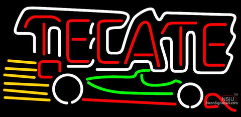 Tecate Indy Car Neon Beer Sign 