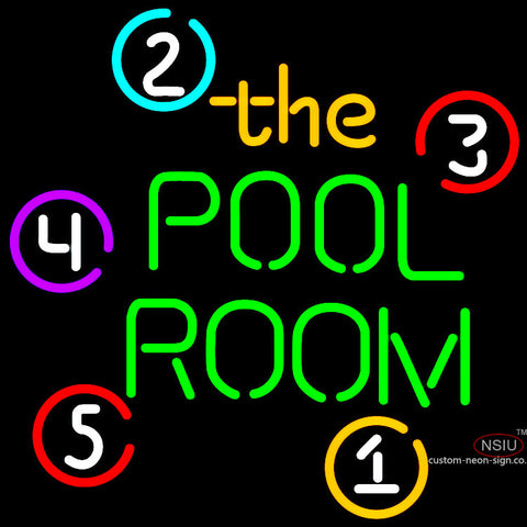 The Pool Room Neon Sign x 