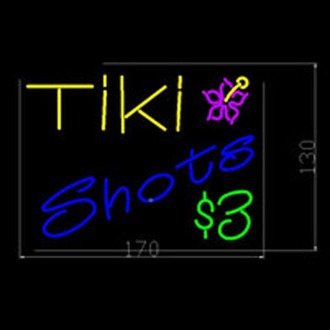 Tiki Beer Bar Neon Light Sign 