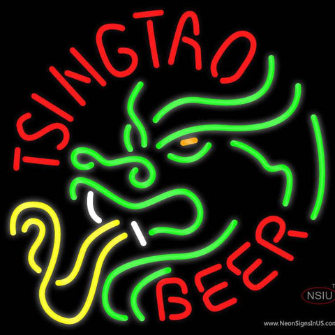 Tsingtao Beer Real Neon Glass Tube Neon Sign 