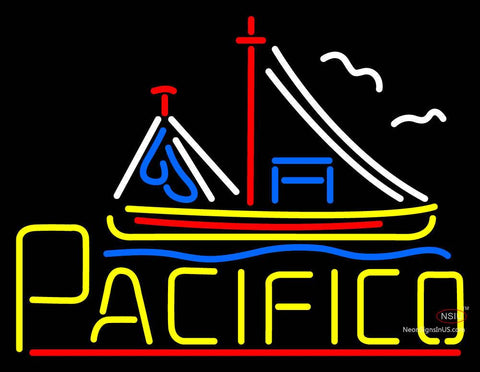 Yellow Pacifico Neon Sign 