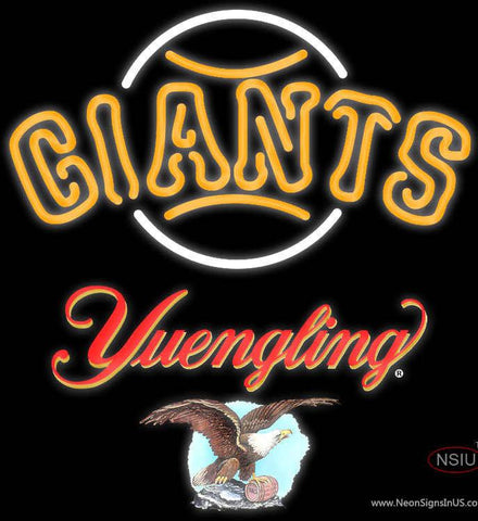 Yuengling San Francisco Giants MLB Real Neon Glass Tube Neon Sign 