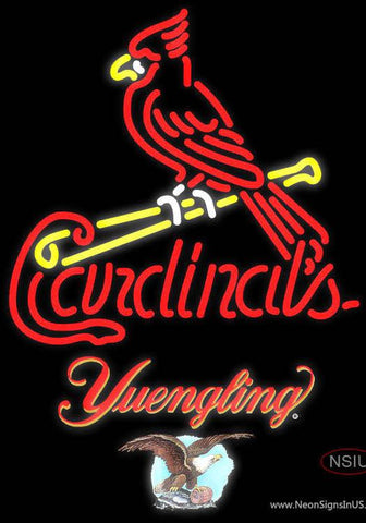 Yuengling St Louis Cardinals MLB Real Neon Glass Tube Neon Sign 