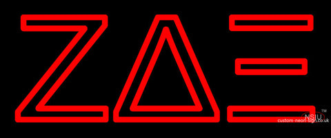 Zeta Delta Xi Neon Sign 