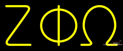 Zeta Phi Omega Neon Sign  