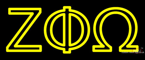 Zeta Phi Omega Neon Sign 