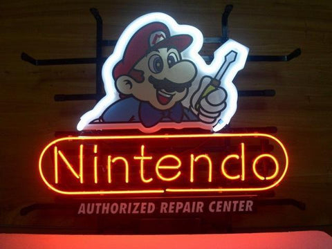 Nintendo Handmade Art Neon Sign 