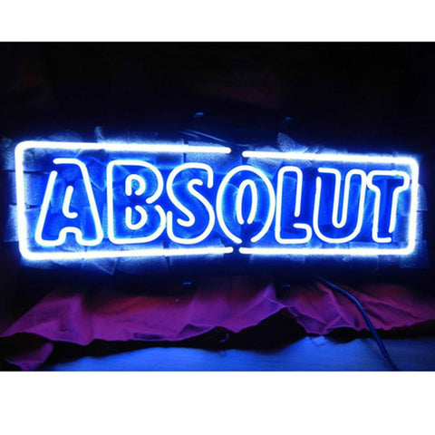 Professional  Absolute Vodka Beer Bar Neon Sign 