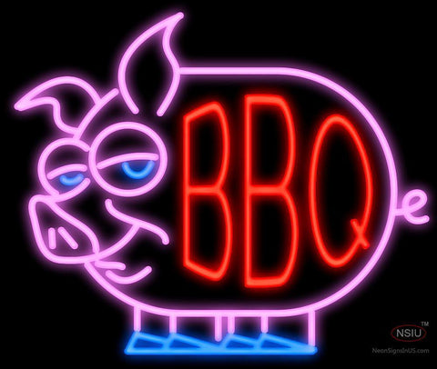 BBQ Pig Neon Sign