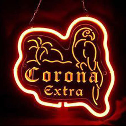 Bacardi Happy Hour Logo Beer Bar Led Hairline Light Sign 