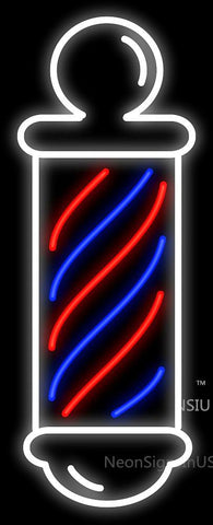 Barber Pole Neon Sign