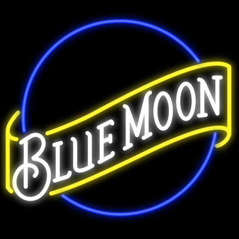 Blue Moon Neon Sign Custom Neon Signs