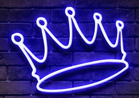 Crown neon sign Handmade Art Neon Signs