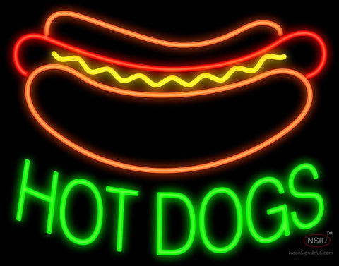 Hot Dogs Neon Sign