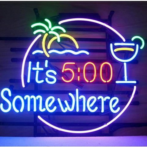 Professional   Its 500 Somewhere Beer Bar Open Neon Signs