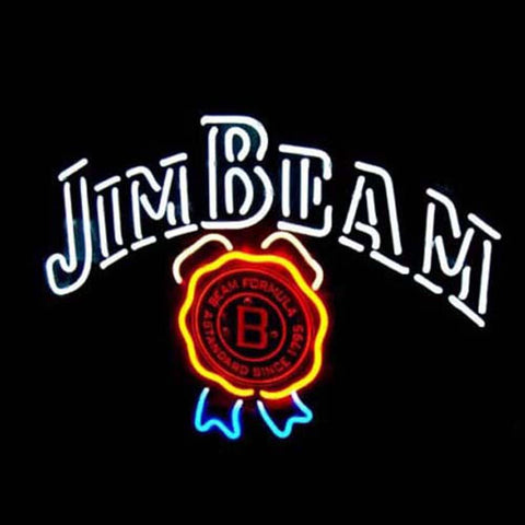 Professional  Jim Beam Beer Bar Open Neon Signs 
