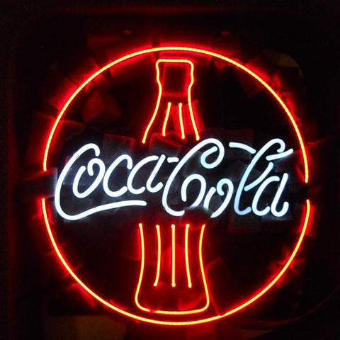 Coca Cola Bottle Beer Bar Neon Light Sign 
