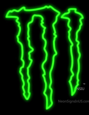 Monster Energy Logo Neon Sign 
