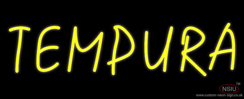 Yellow Tempura Neon Sign