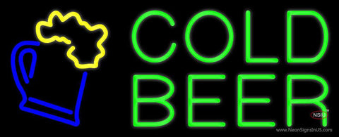 Cold Beer Real Neon Glass Tube Neon Sign