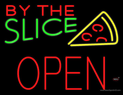 By the Slice Block Open Real Neon Glass Tube Neon Sign 