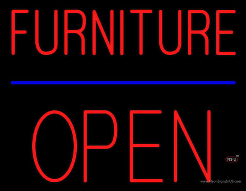 Furniture Block Open Real Neon Glass Tube Neon Sign