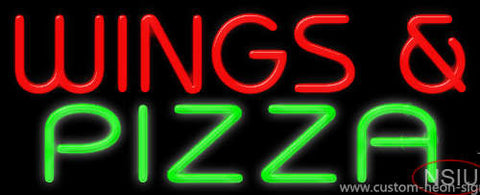 Wings And Pizza Neon Sign 