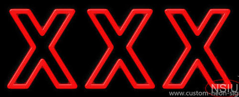 Xxx Neon Sign