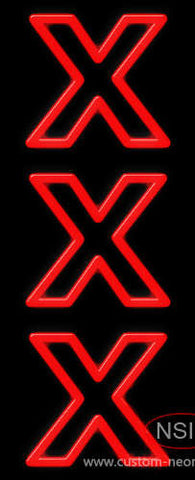 Xxx Neon Sign