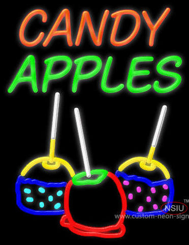 Candy Apples Neon Sign