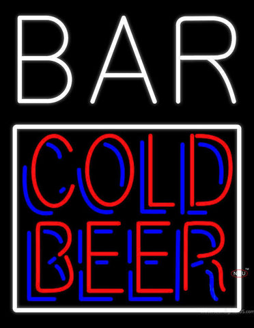 Cold Beer Bar Real Neon Glass Tube Neon Sign