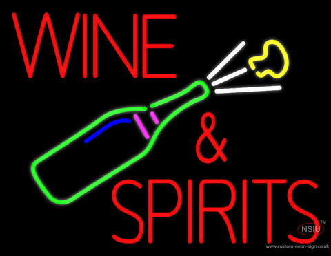 Wine and Spirits Neon Sign 