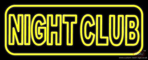 Yellow Night Club Neon Sign 