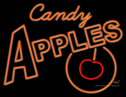 Candy Apples Apple Neon Sign 