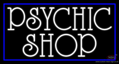 White Psychic Shop Neon Sign 