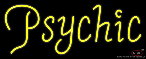 Yellow Psychic Neon Sign 