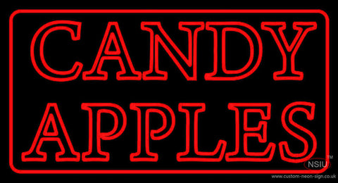 Red Candy Apples Neon Sign 
