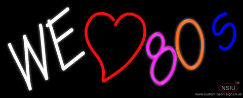 White We Red Love Multi Color s Neon Sign 