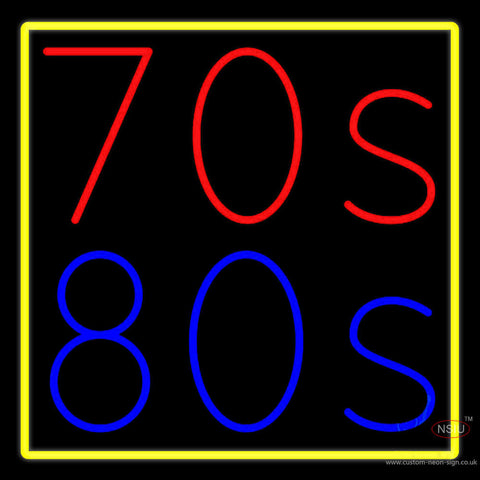 Yellow Border s s Neon Sign 