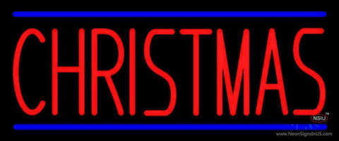 Red Christmas Neon Sign