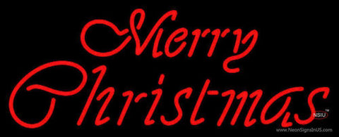 Red Merry Christmas Neon Sign 