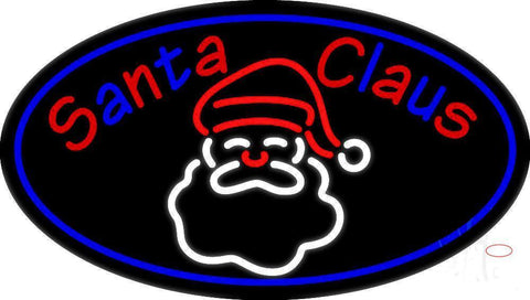 Santa Neon Sign