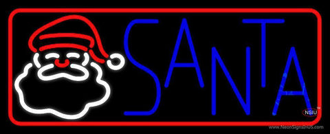 Santa Neon Sign 