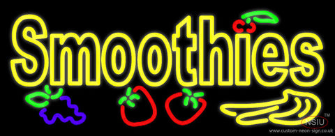 Yellow Smoothies Neon Sign 